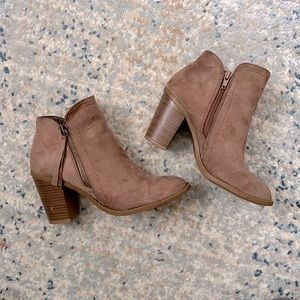 Suede Ankle Booties